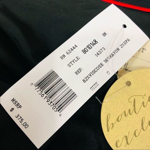 Nicole Miller Artelier Double Breasted Blazer Black - Picture 8 of 10